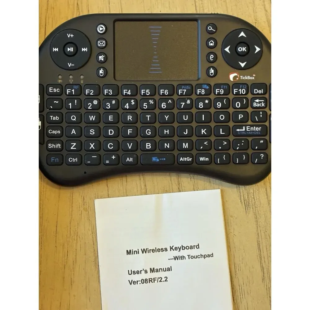 Mini Portable Wireless Keyboard Backlit Mouse Combo Xbox 360 PS3 PCs Smart TVs